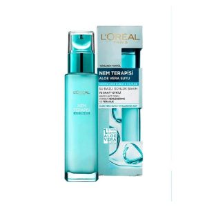 سرم آبرسان لورال Loreal عصاره آلوئه ورا پوست نرمال تا خشک حجم 70 میل